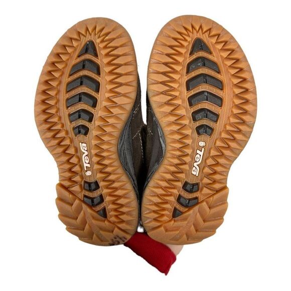 Teva Waterproof Lenawee Kid's Snow Boots Brown size 8 - Picture 7 of 8
